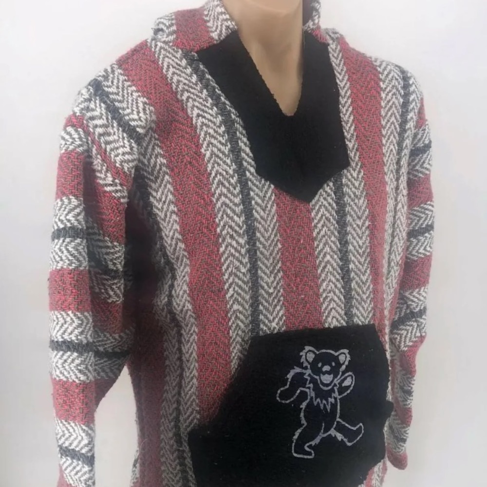 NWT Earth Ragz Grateful Dead Adult Striped